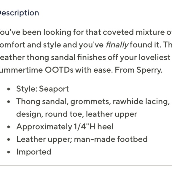 Women’s Sperry seaport sandal size 6 Black - Picture 5 of 6